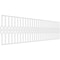 Ekena Millwork Set of Four Panels for 94 1/2"W x 28 1/4"H Cedar Park Fretwork Wainscot Wall Paneling WPKP14X01X47CRP - alternate 1